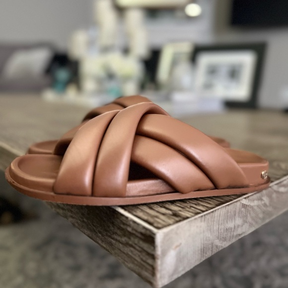 ANINE BING Lizzie Slides Cognac Size 41 see pics - Picture 6 of 17